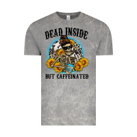 Cloud Rock dead inside but caffeinated Vintage Tee - Zillion Design Studio