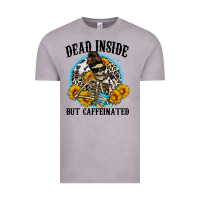 Vintage Zinc dead inside but caffeinated Vintage Tee - Zillion Design Studio