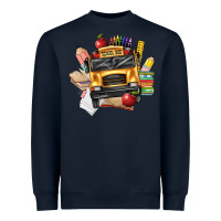 School Bus Driver Front Heavyweight Sweatshirt | Teevron