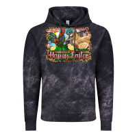 Cloud Black happy easter rooster chicken and chick Vintage Hoodie - RanaPortraitStore