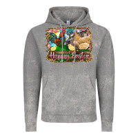 Cloud Rock happy easter rooster chicken and chick Vintage Hoodie - RanaPortraitStore