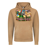 Vintage Camel happy easter rooster chicken and chick Vintage Hoodie - RanaPortraitStore