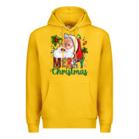 Lemon Merry Christmas With Santa Premium Hoodie - BundleAndBundleShop