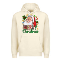 Sandshell Merry Christmas With Santa Premium Hoodie - BundleAndBundleShop