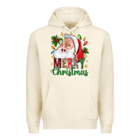 Tofu Merry Christmas With Santa Premium Hoodie - BundleAndBundleShop