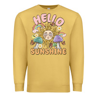 Antique Gold hello sunshine Premium Sweatshirt - MaliasSmallBusiness