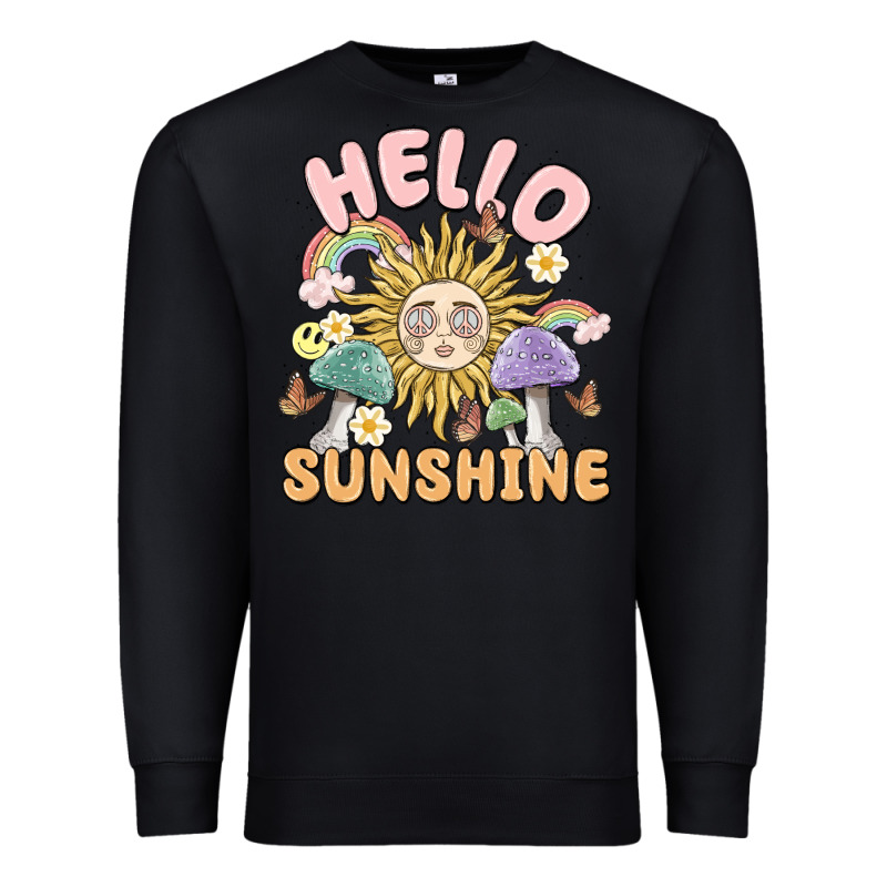 Hello Sunshine Premium Sweatshirt by MaliasSmallBusiness | Teevron