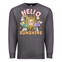Charcoal Heather hello sunshine Premium Sweatshirt - MaliasSmallBusiness