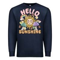 Navy hello sunshine Premium Sweatshirt - MaliasSmallBusiness