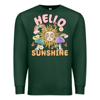Sports Green hello sunshine Premium Sweatshirt - MaliasSmallBusiness
