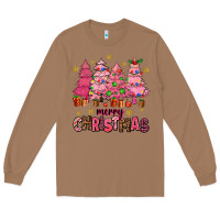 Toasted Coconut pink christmas trees Long Sleeve Tee - AdoDesignShop