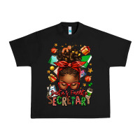 Black santa's favorite secretary afro messy bun Urban Heavy Tee - texasbilliewilder