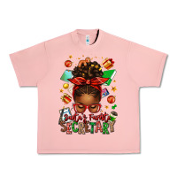 Salmon santa's favorite secretary afro messy bun Urban Heavy Tee - texasbilliewilder