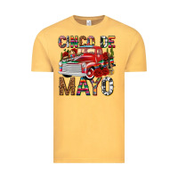 Vintage Mustard Cinco de Mayo Truck Vintage Tee - texasbilliewilder