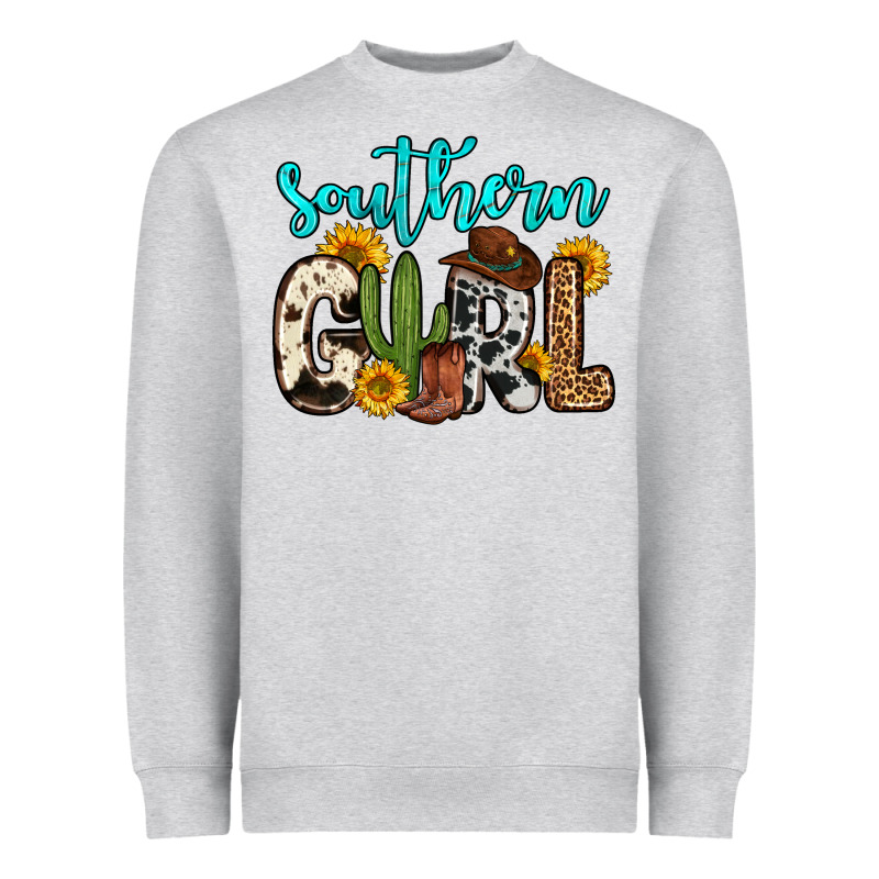 Southern Girl Heavyweight Sweatshirt by Zillion Design Studio | Teevron
