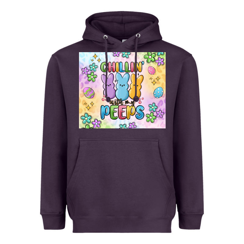 Chillin' With My Peeps Heavyweight Hoodie by MaliasSmallBusiness | Teevron