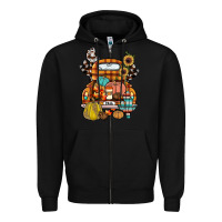 Black farm truck,fall Zipper Hoodie - JahusDesignShop