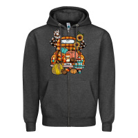 Charcoal Heather farm truck,fall Zipper Hoodie - JahusDesignShop