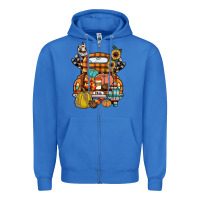 True Royal farm truck,fall Zipper Hoodie - JahusDesignShop