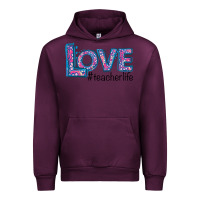 Mauve Wine Love Teacher Life Urban Hoodie - Bettercallsaul