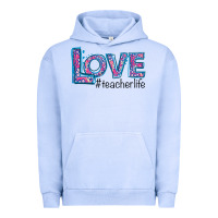 Pigment Grape Ice Love Teacher Life Urban Hoodie - Bettercallsaul