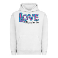 Pigment Lunar Rock Love Teacher Life Urban Hoodie - Bettercallsaul