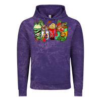 Cloud Purple tiger coffee cups Vintage Hoodie - Zillion Design Studio