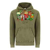 Vintage Olive tiger coffee cups Vintage Hoodie - Zillion Design Studio