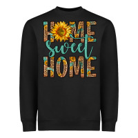 Black home sweet home Heavyweight Sweatshirt - Zillion Design Studio