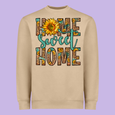 Home Sweet Home Heavyweight Sweatshirt Designed By Zillion Design Studio