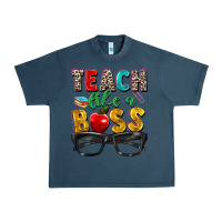 Midnight Navy teach like a boss Urban Heavy Tee - Zillion Design Studio