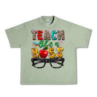 Oil Green teach like a boss Urban Heavy Tee - Zillion Design Studio