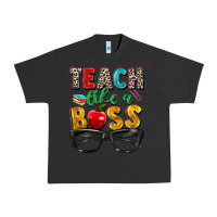 Pigment Black teach like a boss Urban Heavy Tee - Zillion Design Studio