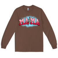 Chestnut mama lightning bolt Long Sleeve Tee - JahusDesignShop
