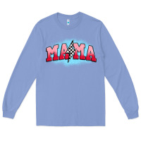 Colony Blue mama lightning bolt Long Sleeve Tee - JahusDesignShop