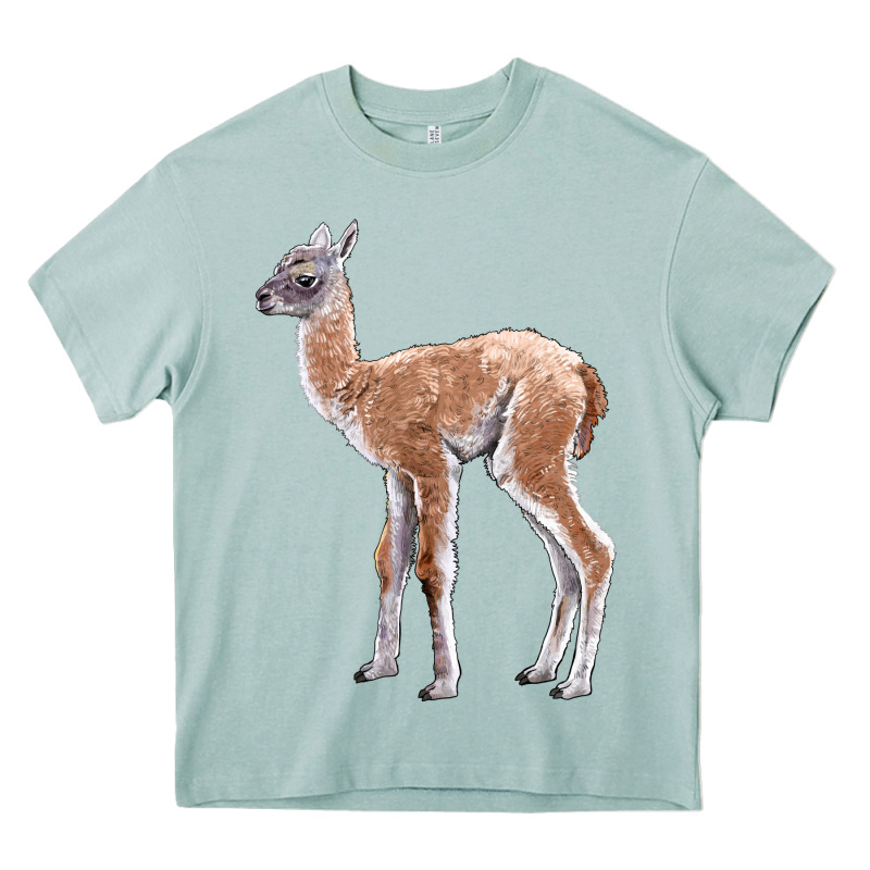 Guanaco Llama Baby Heavy Core Tee by LillyAllenDesigns | Teevron