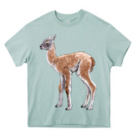 Arona Guanaco Llama Baby Heavy Core Tee - LillyAllenDesigns