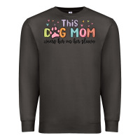 Smoke this dog mom wears her heart on her sleeve Premium Sweatshirt - MaliasSmallBusiness