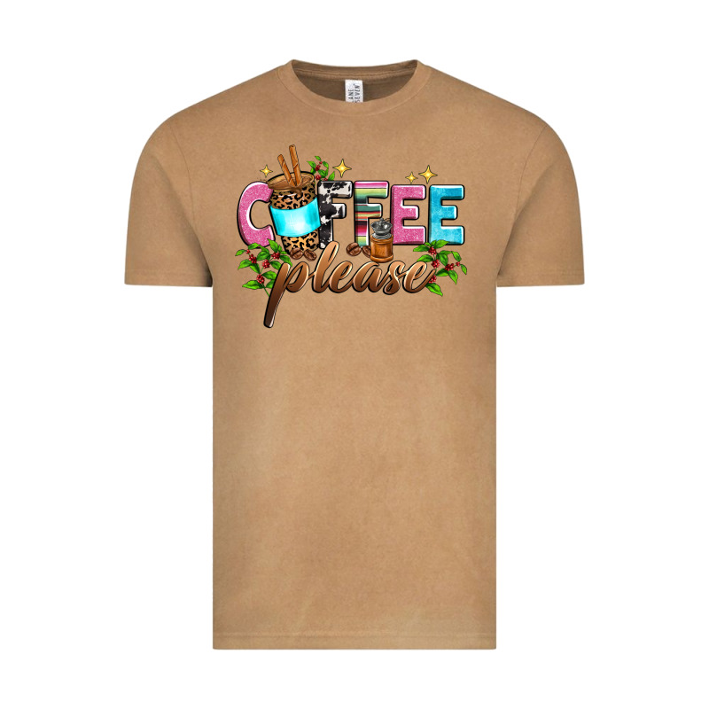 Coffee Please Vintage Tee by Zillion Design Studio | Teevron