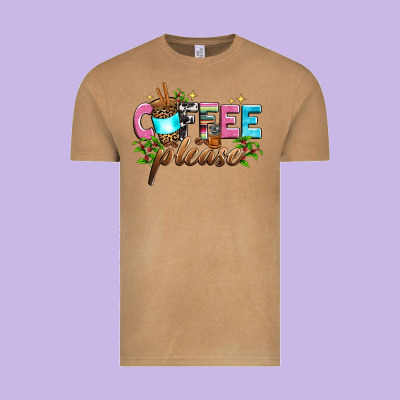 Coffee Please Vintage Tee Designed By Zillion Design Studio