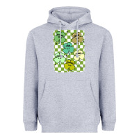 Heather Grey shamrock religious Heavyweight Hoodie - MaliasSmallBusiness