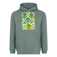 Sage shamrock religious Heavyweight Hoodie - MaliasSmallBusiness