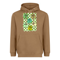 Toasted Coconut shamrock religious Heavyweight Hoodie - MaliasSmallBusiness