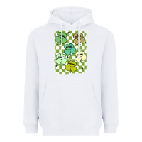 White shamrock religious Heavyweight Hoodie - MaliasSmallBusiness