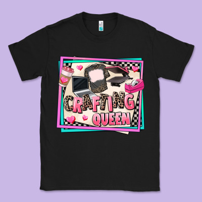 Crafting Queen Classic Tee Designed By Adodesignshop