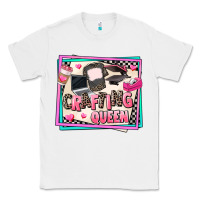 White crafting queen Classic Tee - AdoDesignShop
