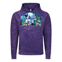Cloud Purple wolf coffee cups Vintage Hoodie - Zillion Design Studio