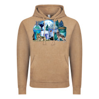 Vintage Coffee wolf coffee cups Vintage Hoodie - Zillion Design Studio