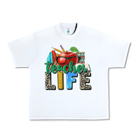 White teacher life Urban Heavy Tee - Zillion Design Studio