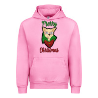 Fuchsia Pink Merry Christmas Cat Urban Hoodie - Bettercallsaul